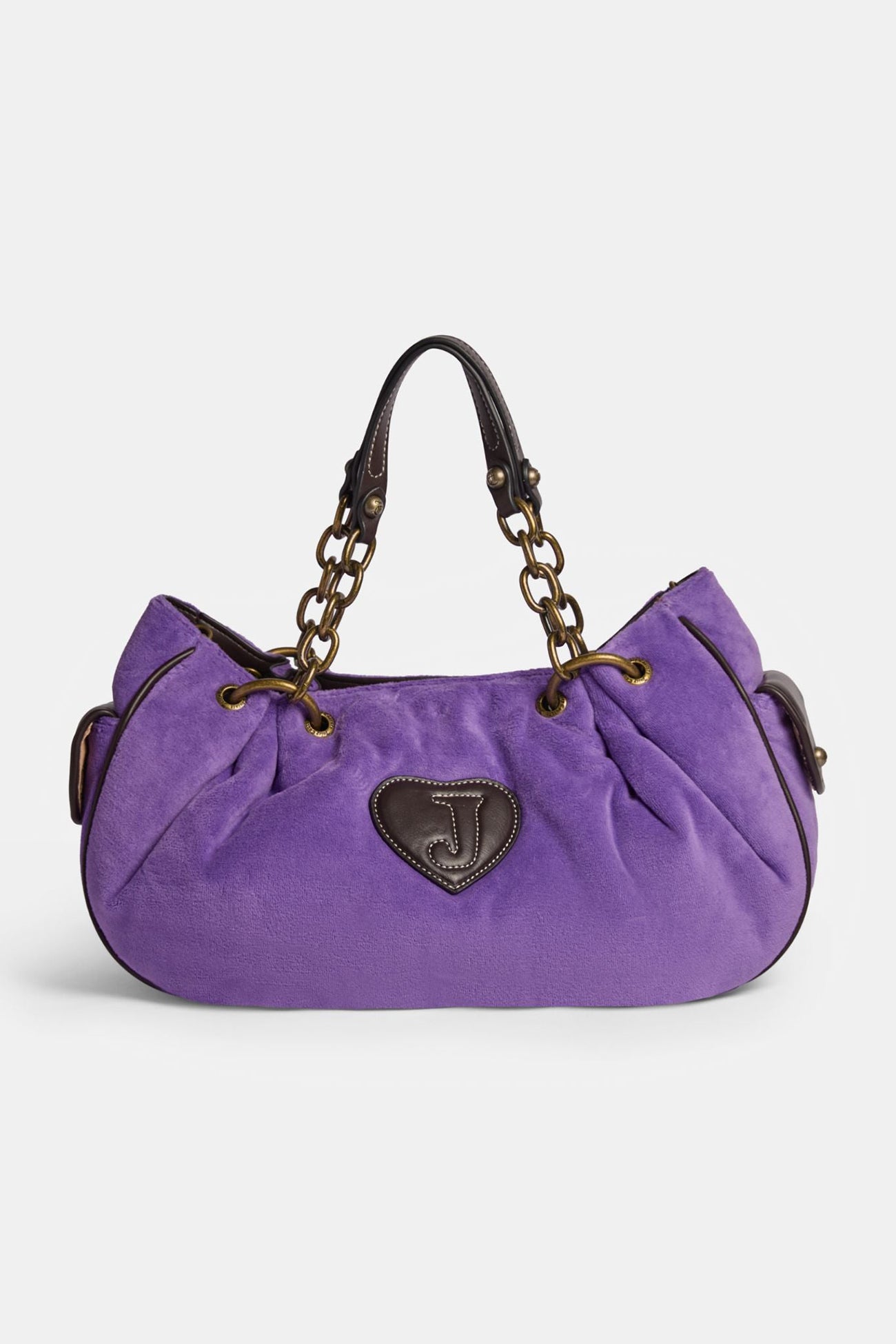 Samt Handtasche - Ultraviolet