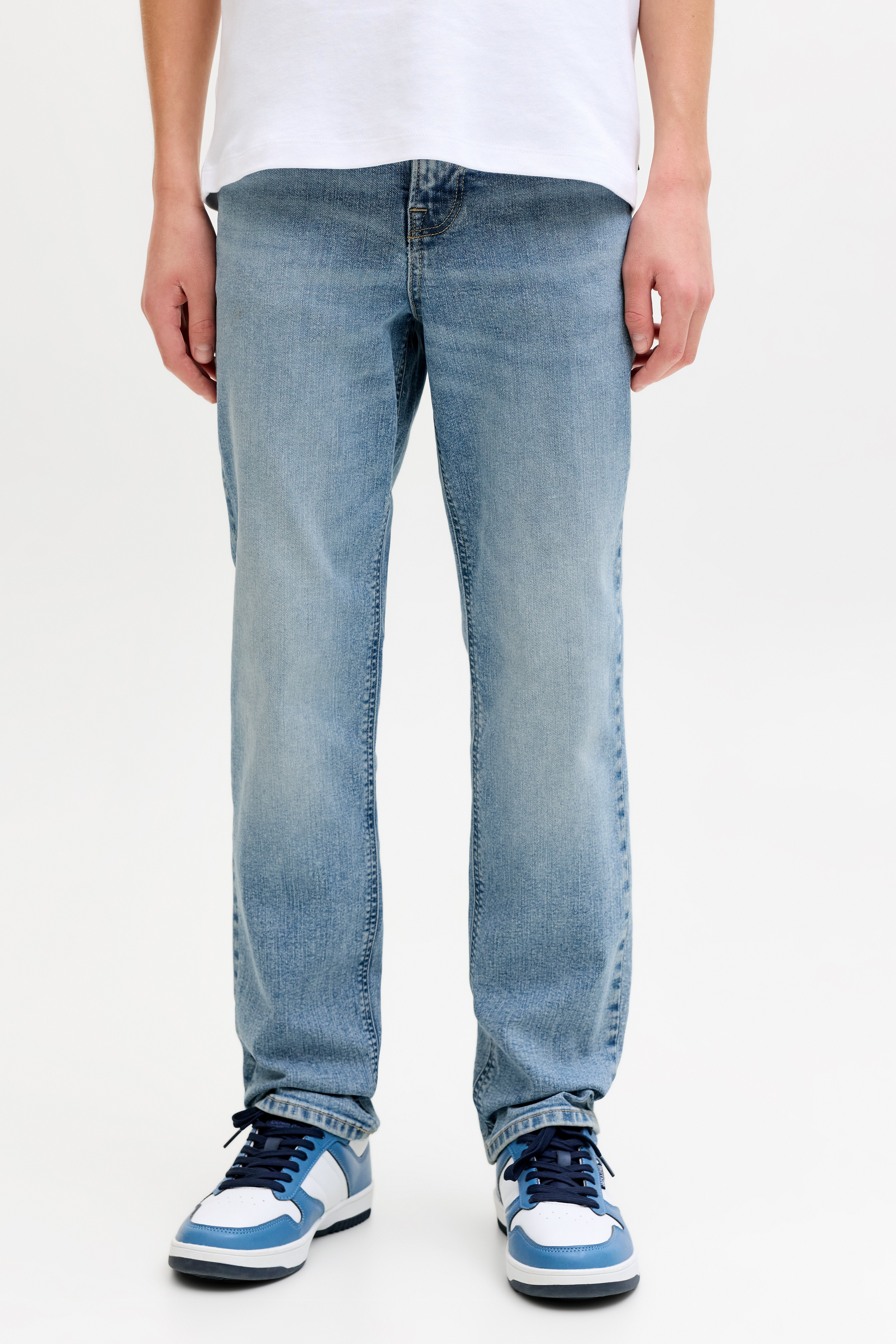 Jeans JJICLARK regular fit - Light Blue Denim