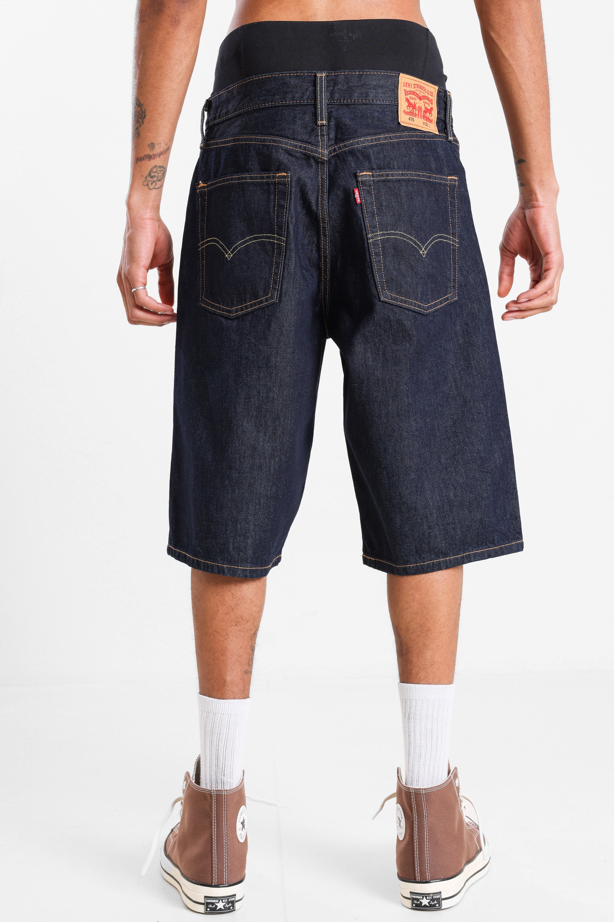 Denim bermuda shorts - Rinse Ruler