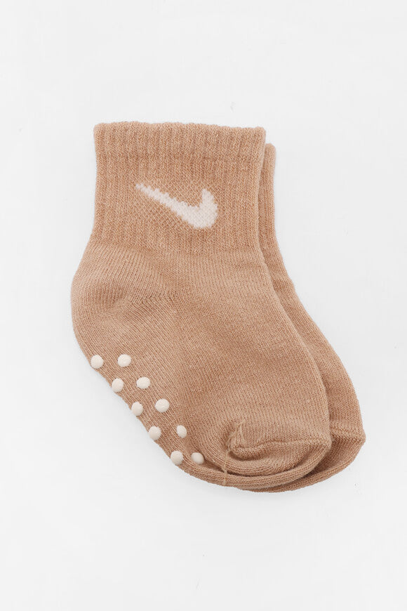 Dreierpack Anti-Rutsch Baby Socken - Mineral Clay