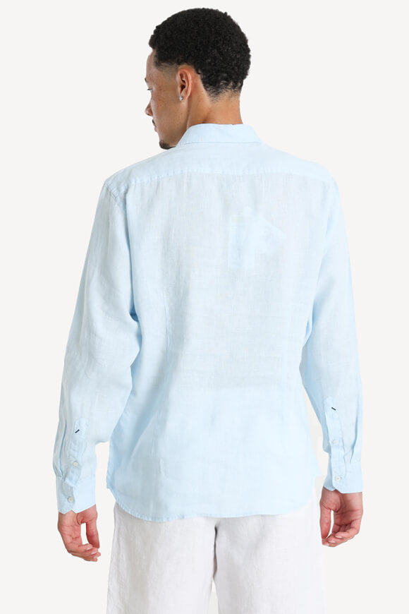 Camicia in lino - Light Blue