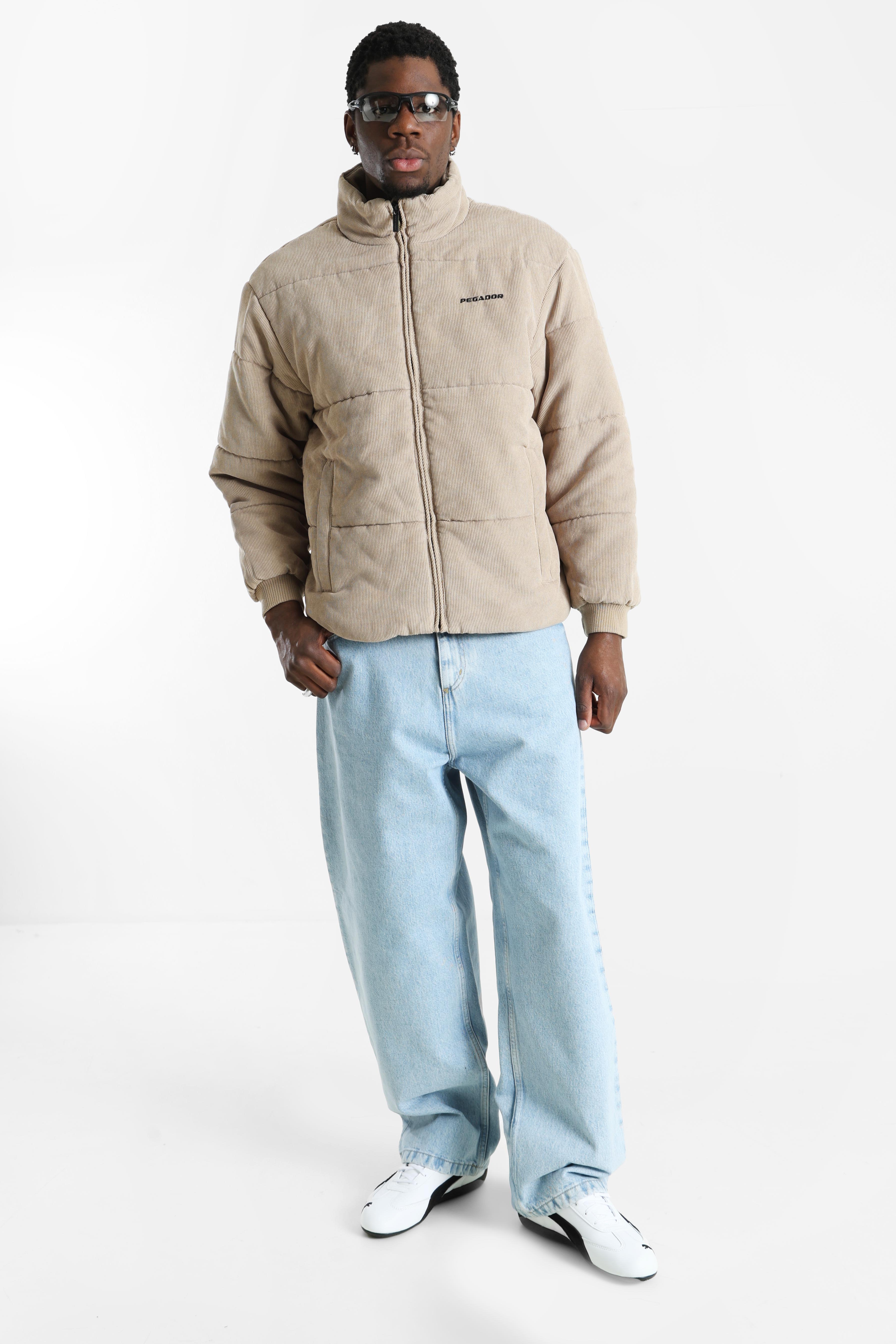 Solin veste matelassée en velours côtelé - Sand