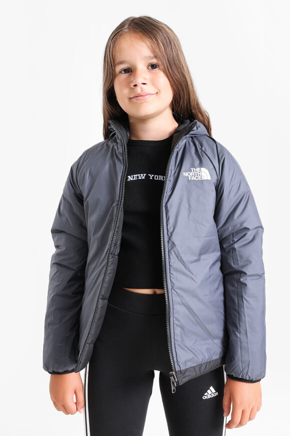 Perrito Leichte Wendejacke - Black + Dark Grey