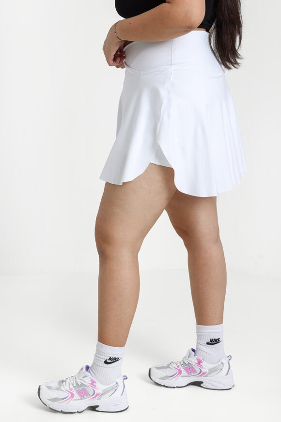 Minirock mit Innenshorts - Weiss