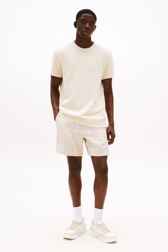 T-Shirt mit Waffelstruktur - Desert Sand