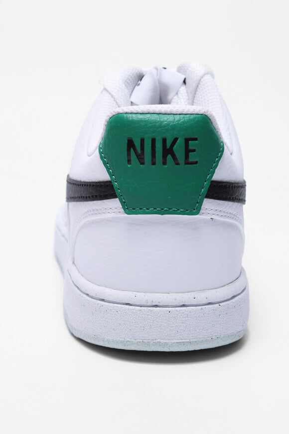 Court Vision Next Nature Sneaker - White + Black + Malachite