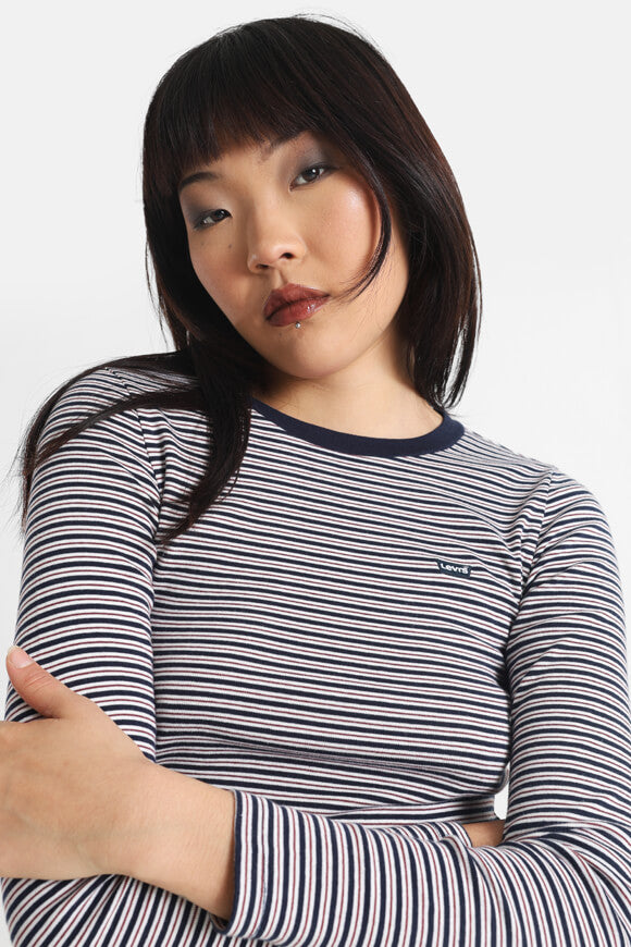 Essential long-sleeved shirt - Navy Blazer