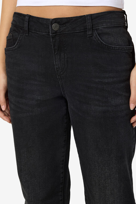 NMNILA Wide Leg Jeans L32 - Black Denim