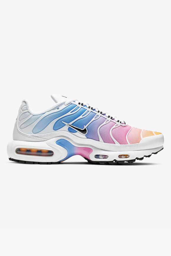 Air Max Plus sneakers - White + Black + University Blue