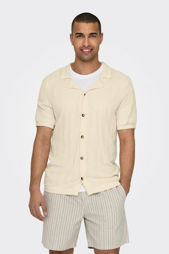 Chemise en tricot Diego - Antique White