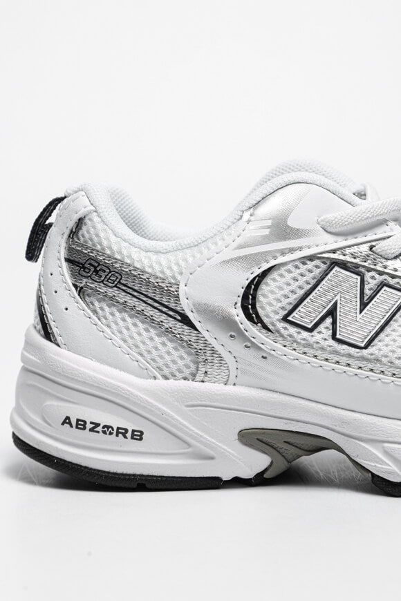 Sneaker P 530 Core Bambini - Bianco + Argento