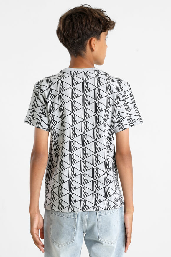 T-Shirt - Silver Chine + Black