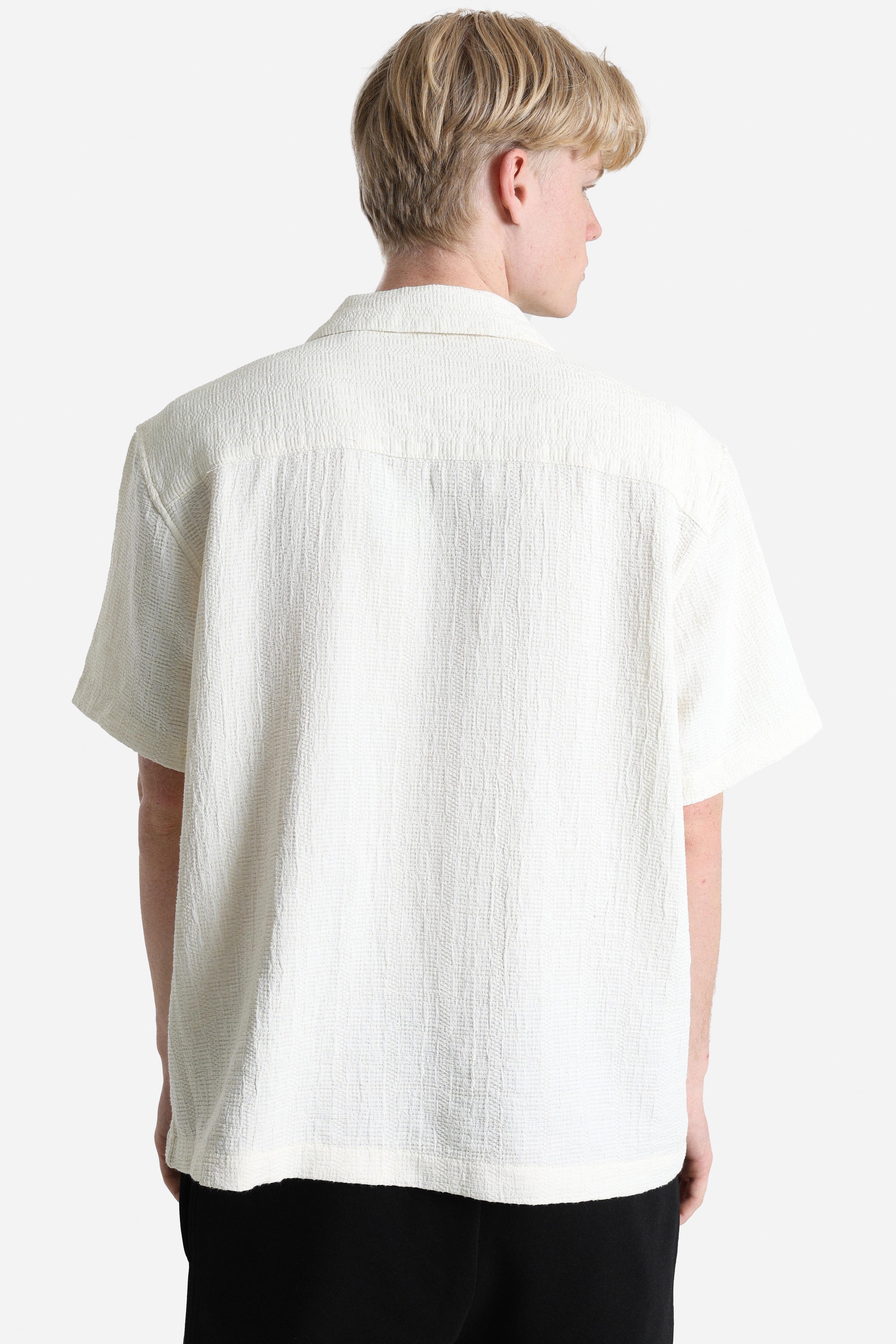 Camicia ONSDOBBY in tessuto strutturato - Whisper White
