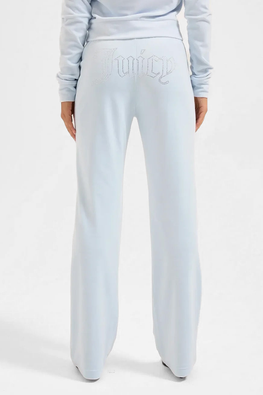 Tina Samt Hose - Nantucket Breeze