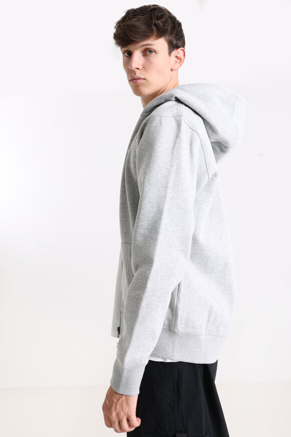 Hooded zip-up sweatshirt - Light Heather Grey