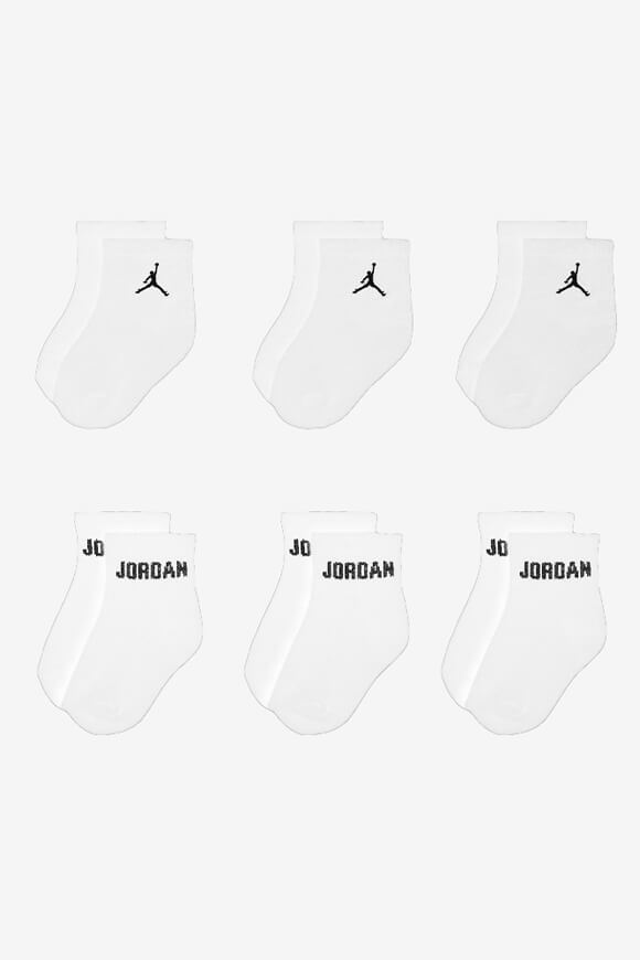 Sechserpack Baby Socken - White