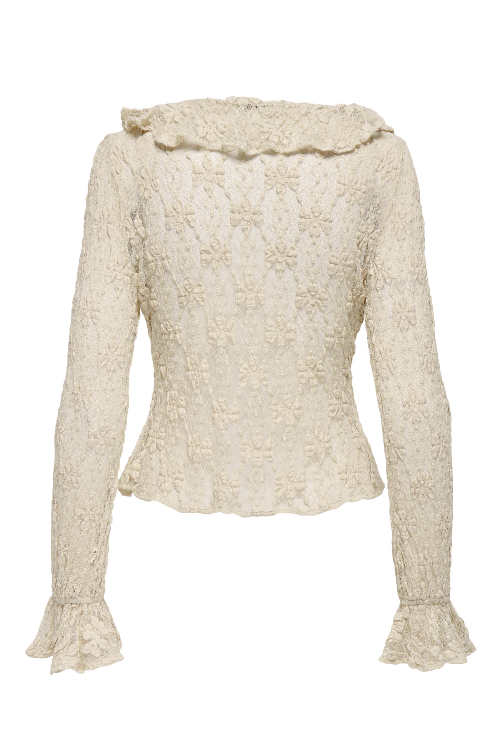 ONLPEARLINA Crop Bluse - Birch