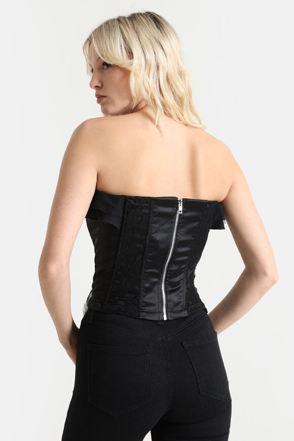 Top corset - Noir