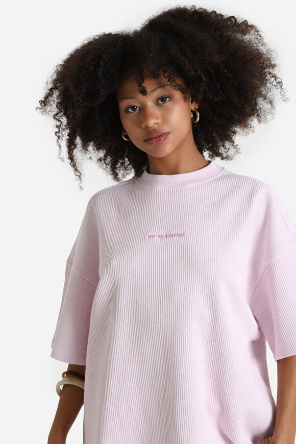 Amanda - Maglietta oversize strutturata - Bubblegum lavato