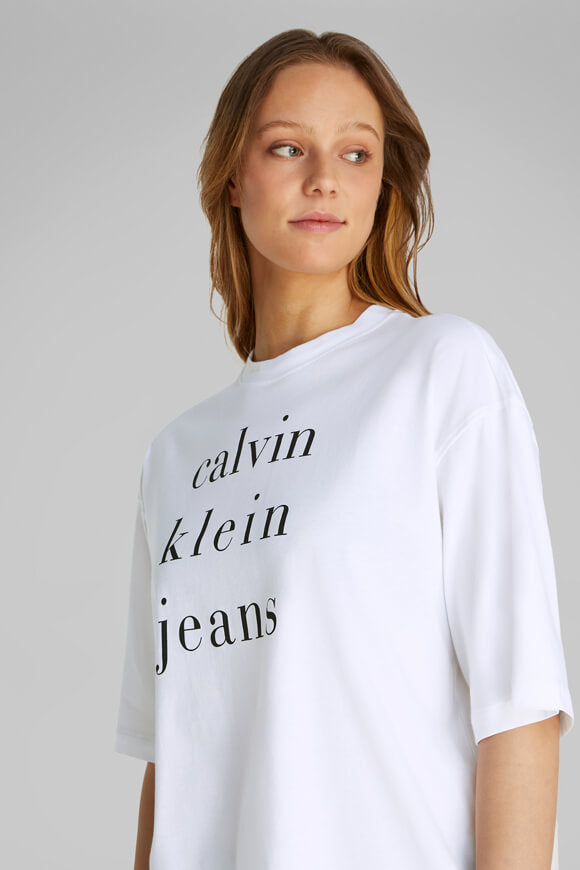T-shirt oversize - Blanc