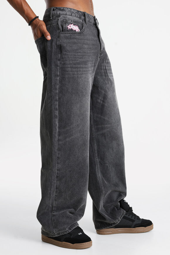 Jeans baggy fit - Nero lavato