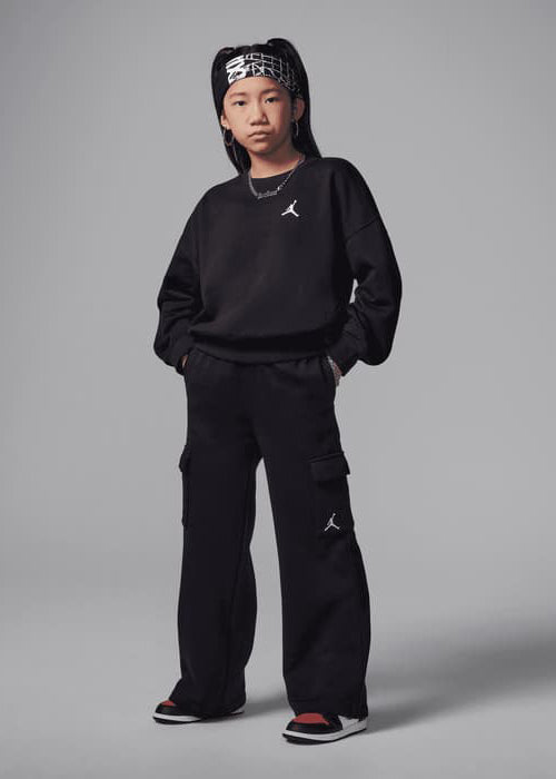 Pantalon cargo en sweat - Black