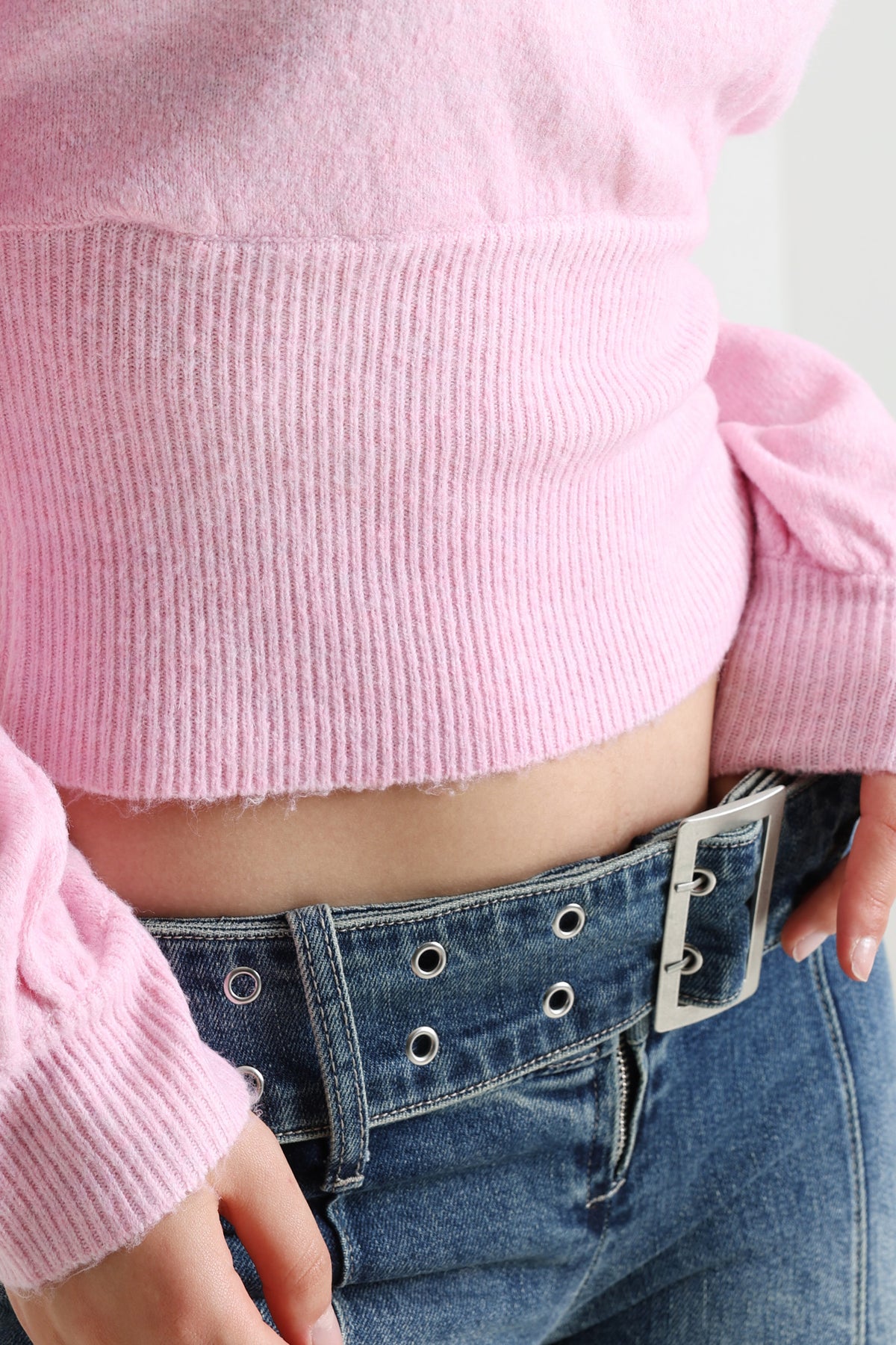 Pull en tricot - Rose