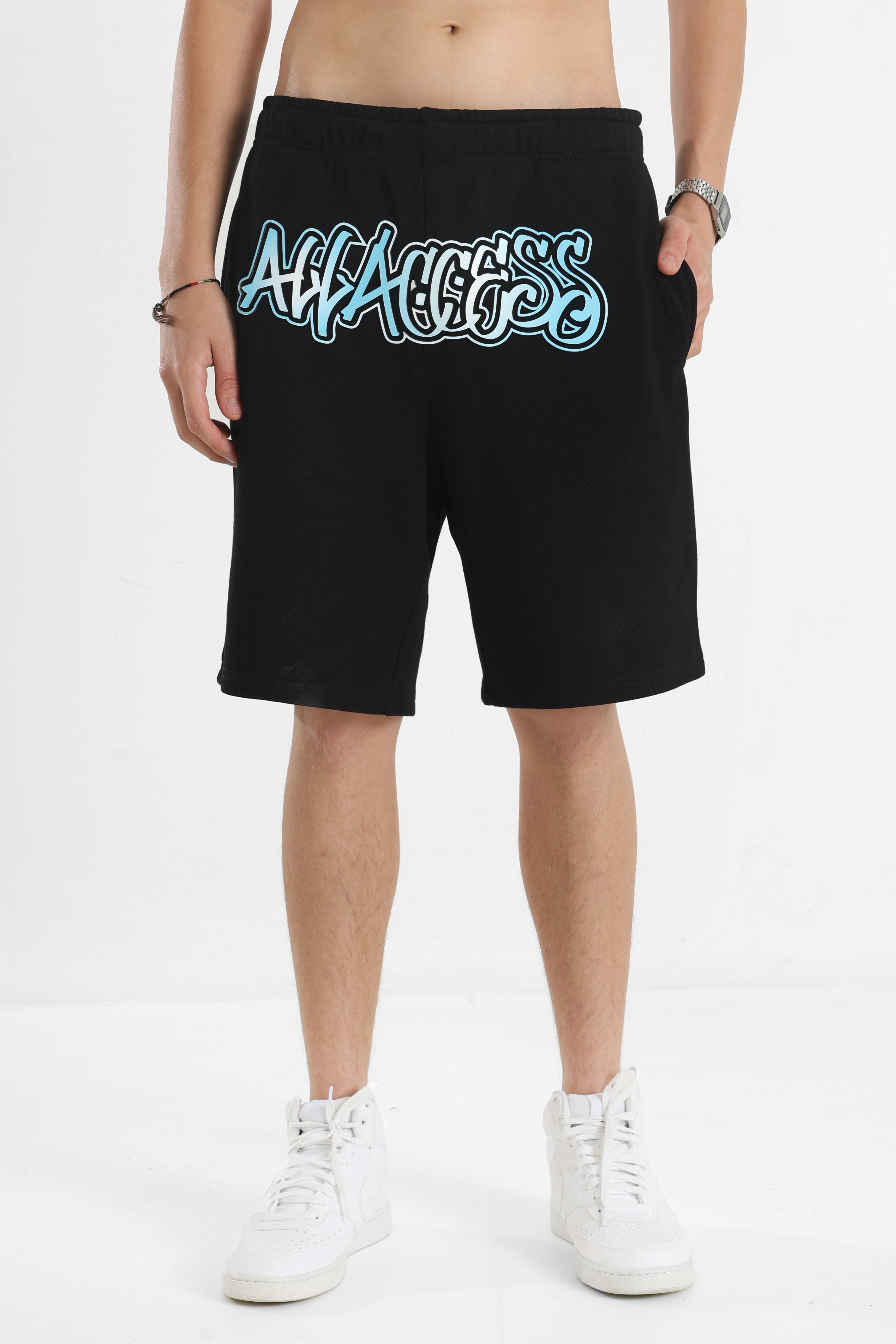 Short en sweat - Noir