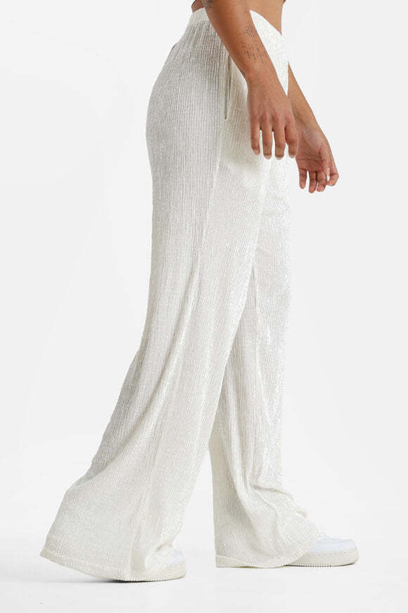 Velvet trousers - Offwhite