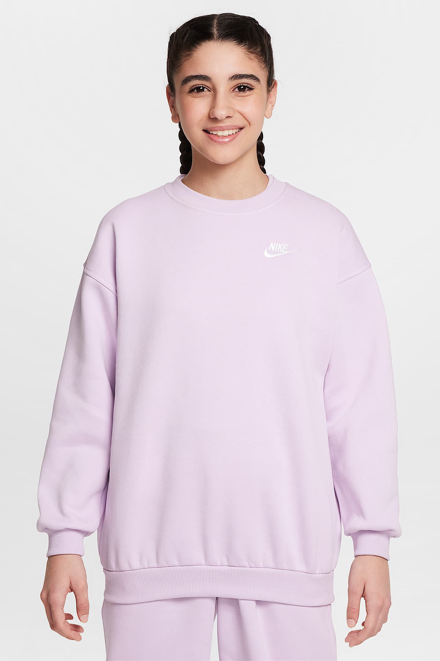 Sportswear Club Fleece loose sweatshirt - Lilac
