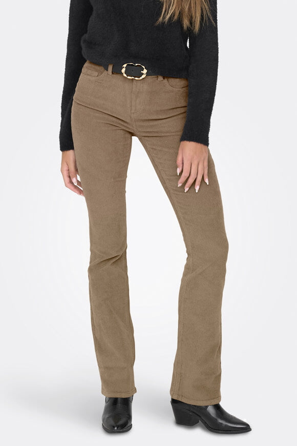 Pantalon flare en velours côtelé L32 - Fossil
