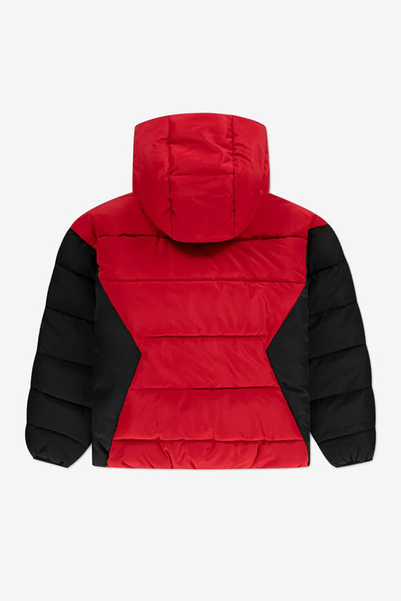 Brooklyn quilted jacket - Gym Red + Black