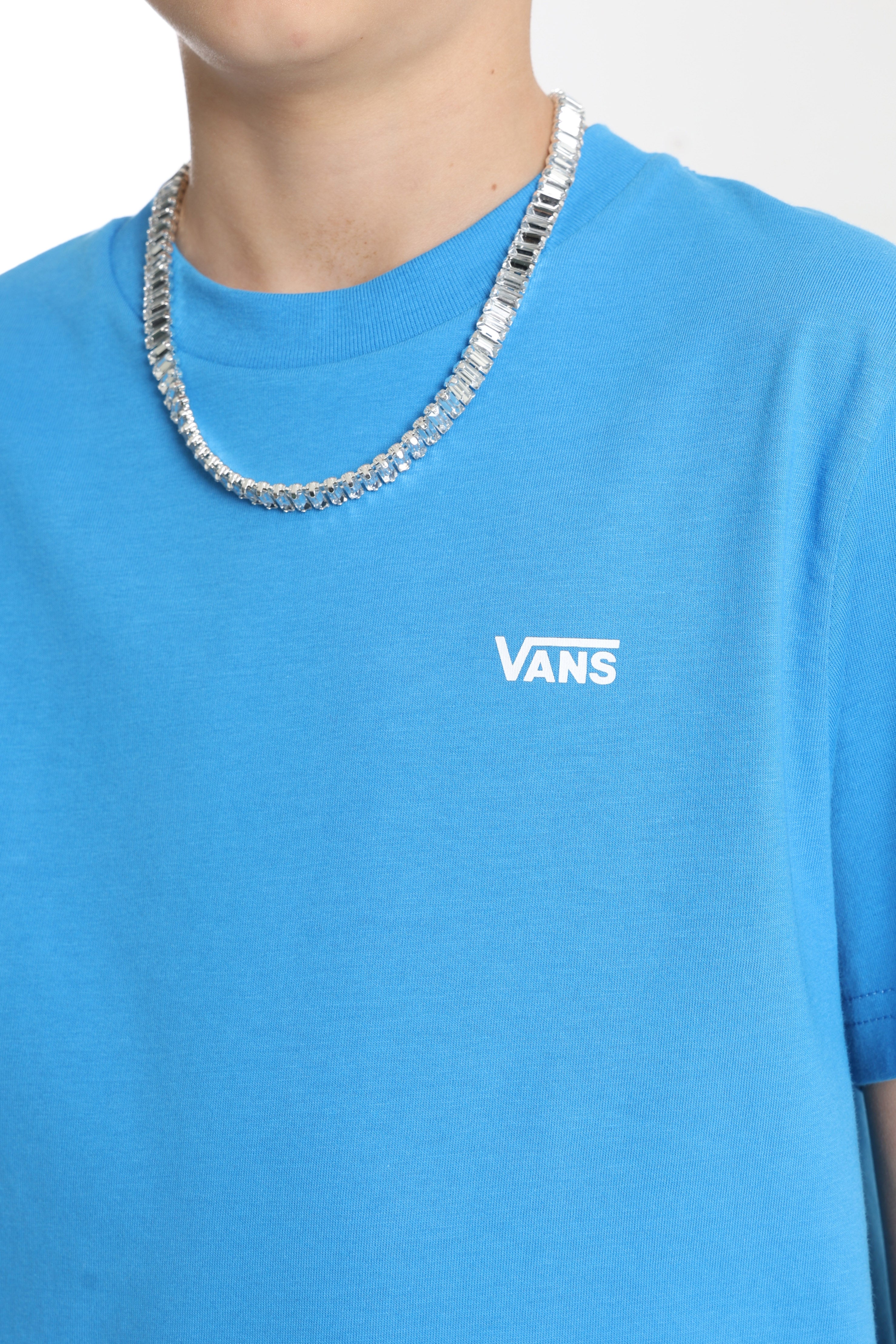 Left Chest T-Shirt - Bright Azure