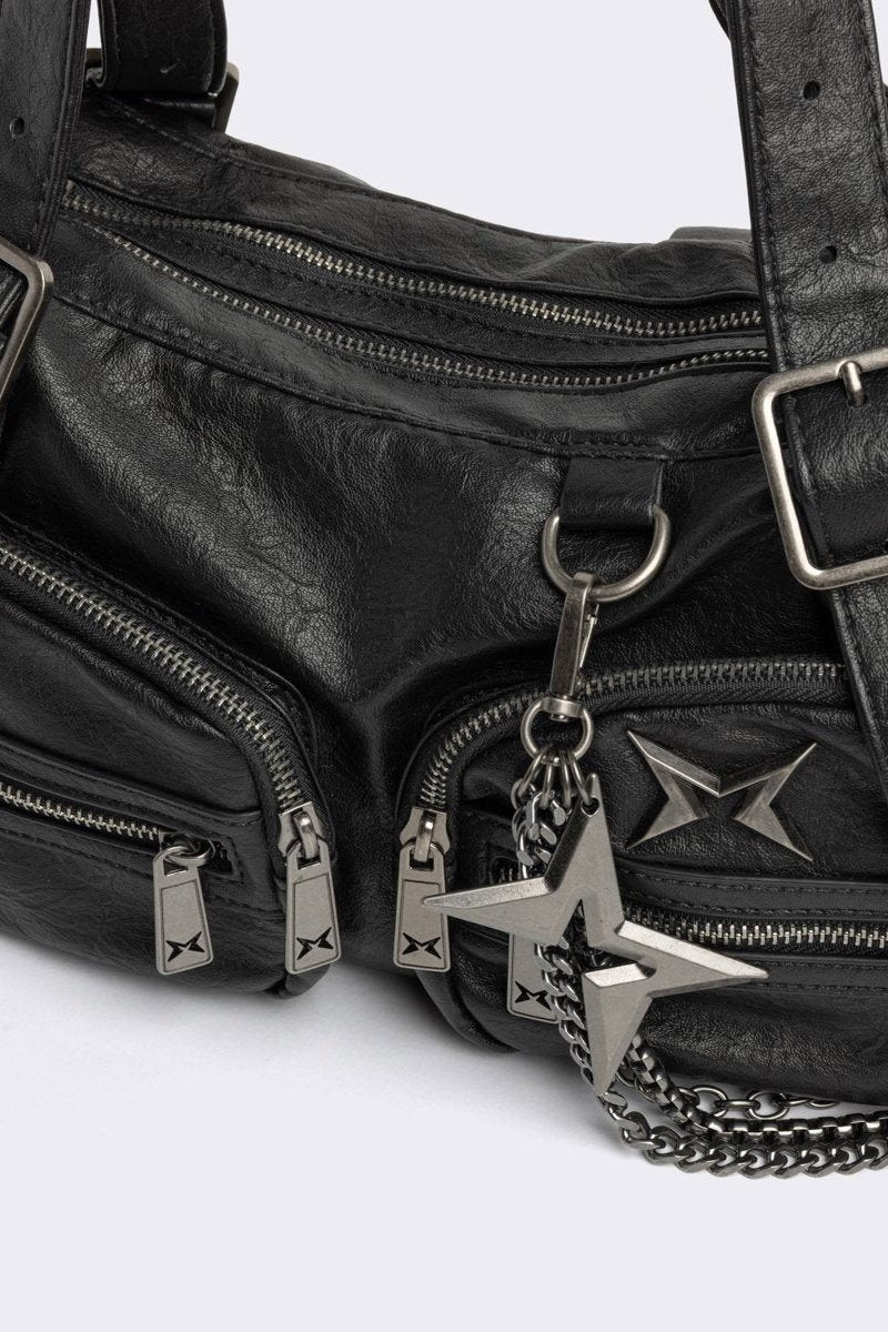 Soot Vegan Handtasche - Black