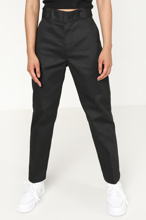 Cropped Chinos - Schwarz
