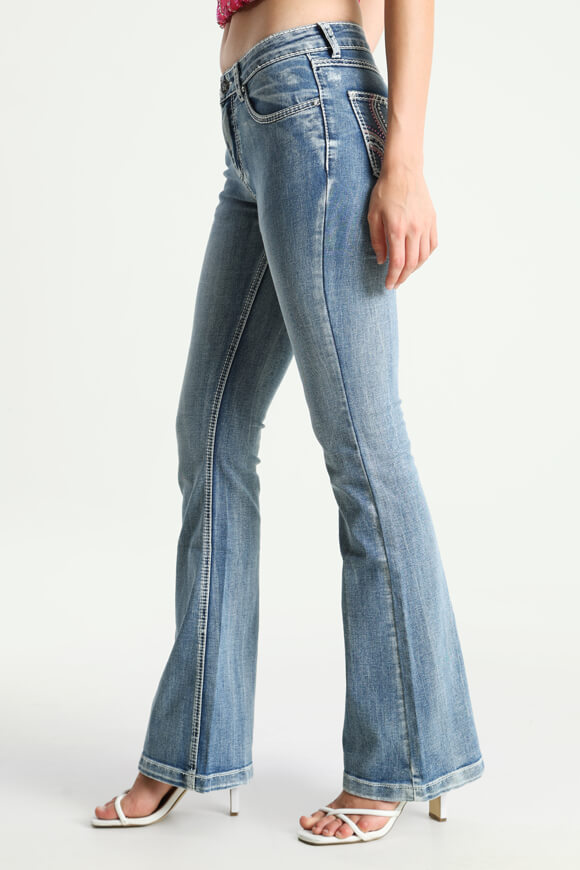 Flare jeans - Washed blue