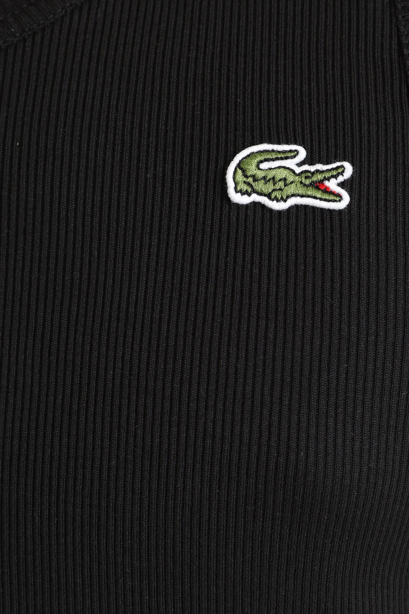 Geripptes Tanktop - Black