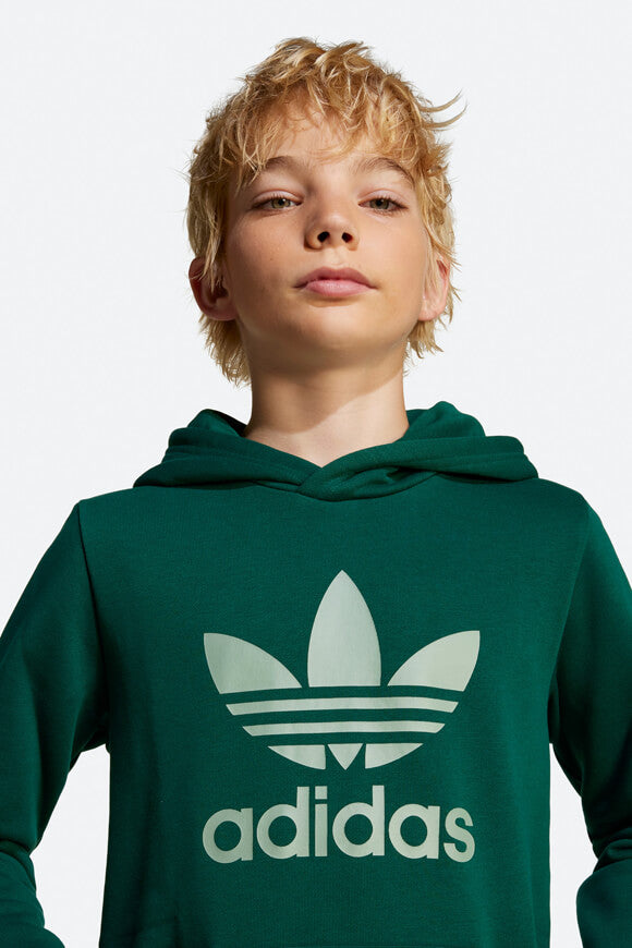 Trefoil Kapuzensweatshirt - Collegiate Green