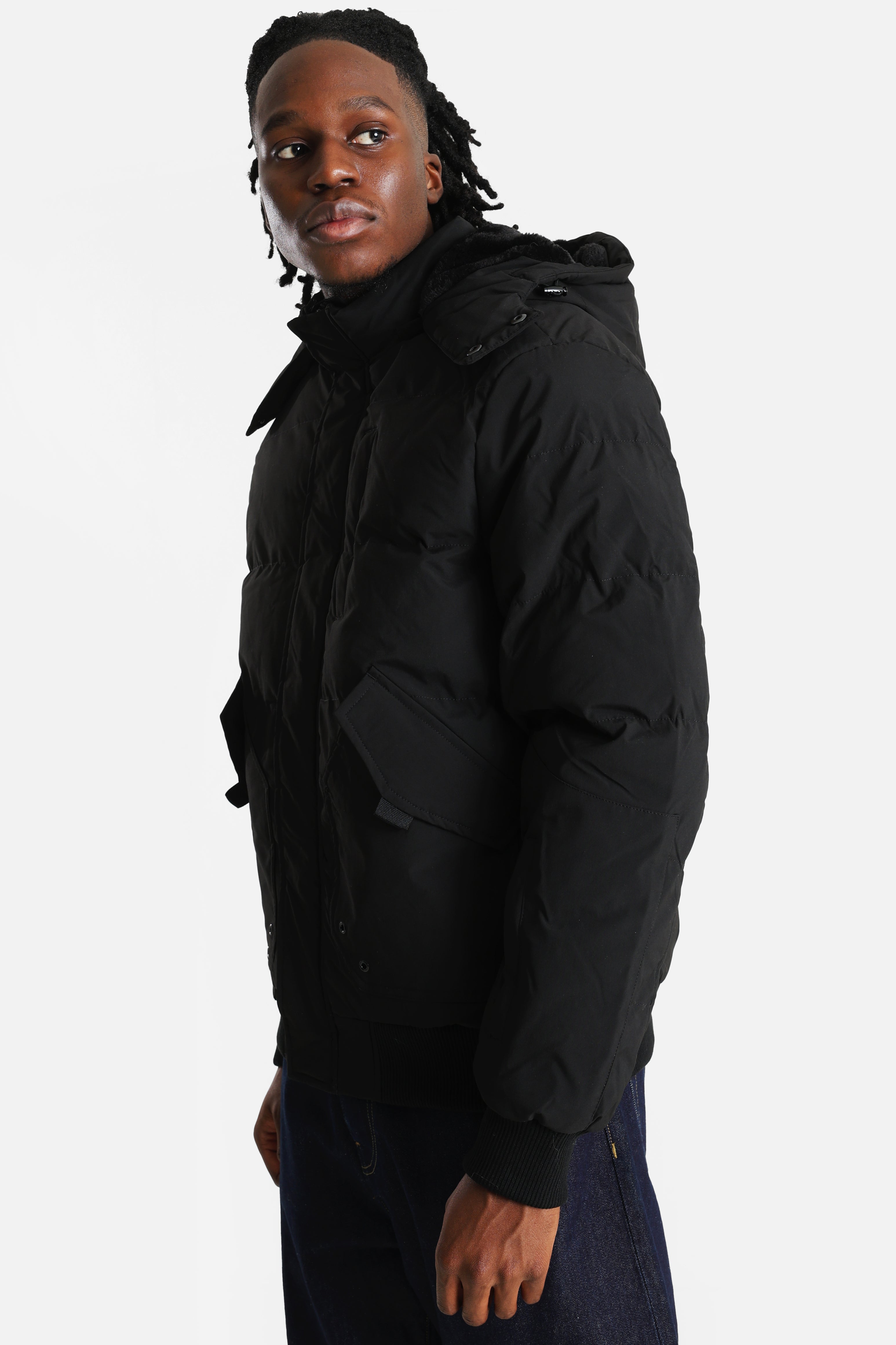 Bomber doublé - Noir