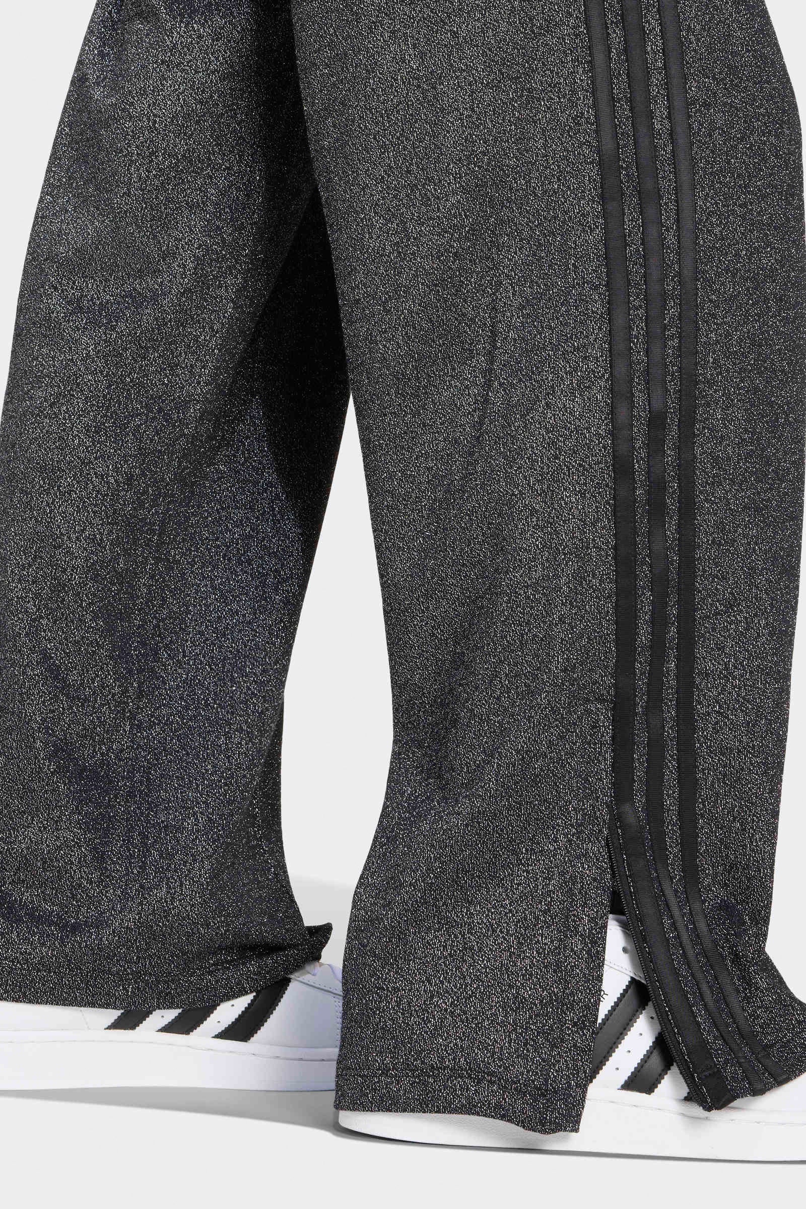 Lurex Trainingsjacke - Black + Silver Metallic
