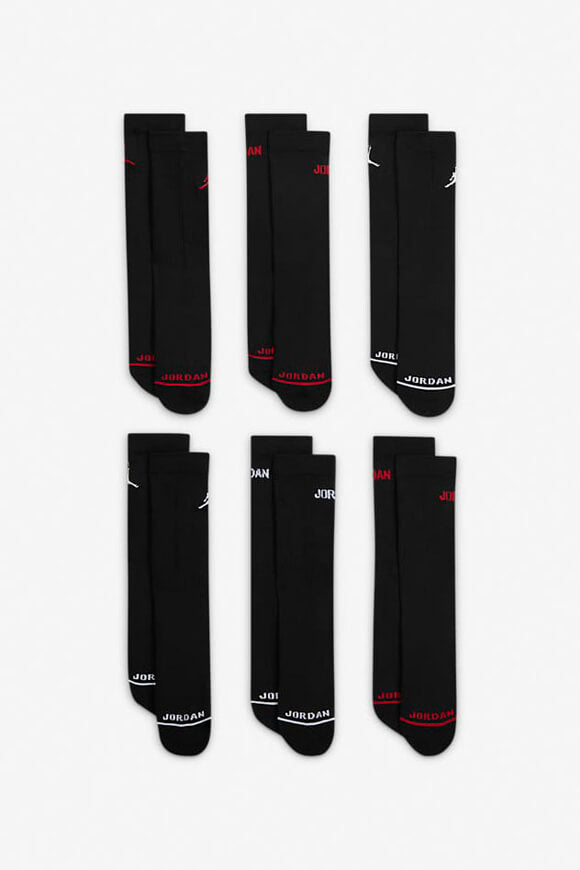 Sechserpack Socken - Schwarz