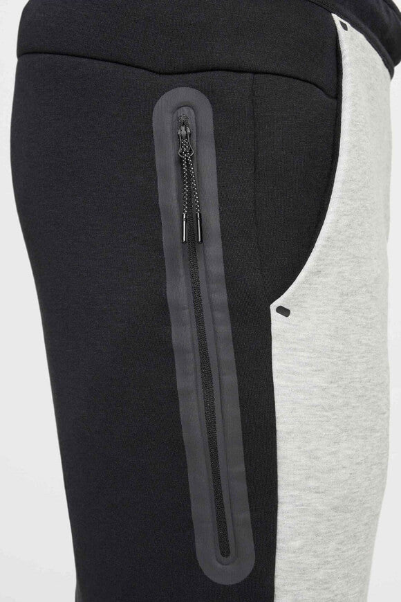 Sportswear Tech Pantalon en laine polaire - Noir + Gris Heather