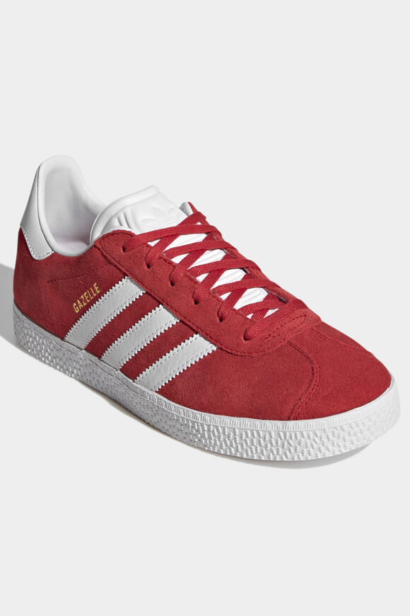 Gazelle Sneaker - Better Scarlet + Footwear White + Gold Metallic
