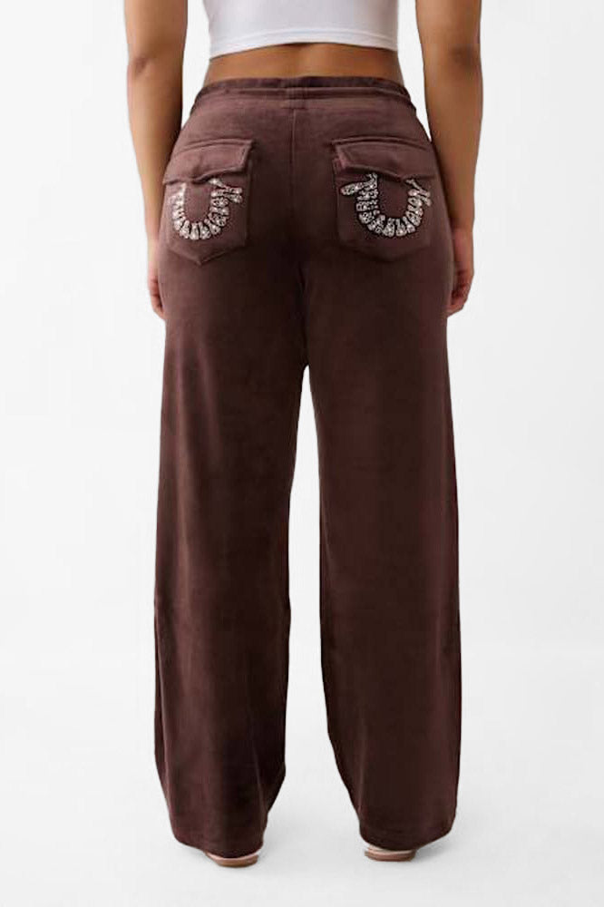 Velvet pants - Fudge