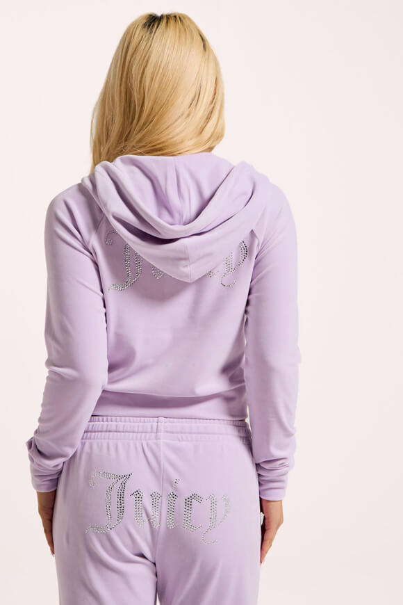 Madison Velvet Crop Jacket - Pastel Lilas