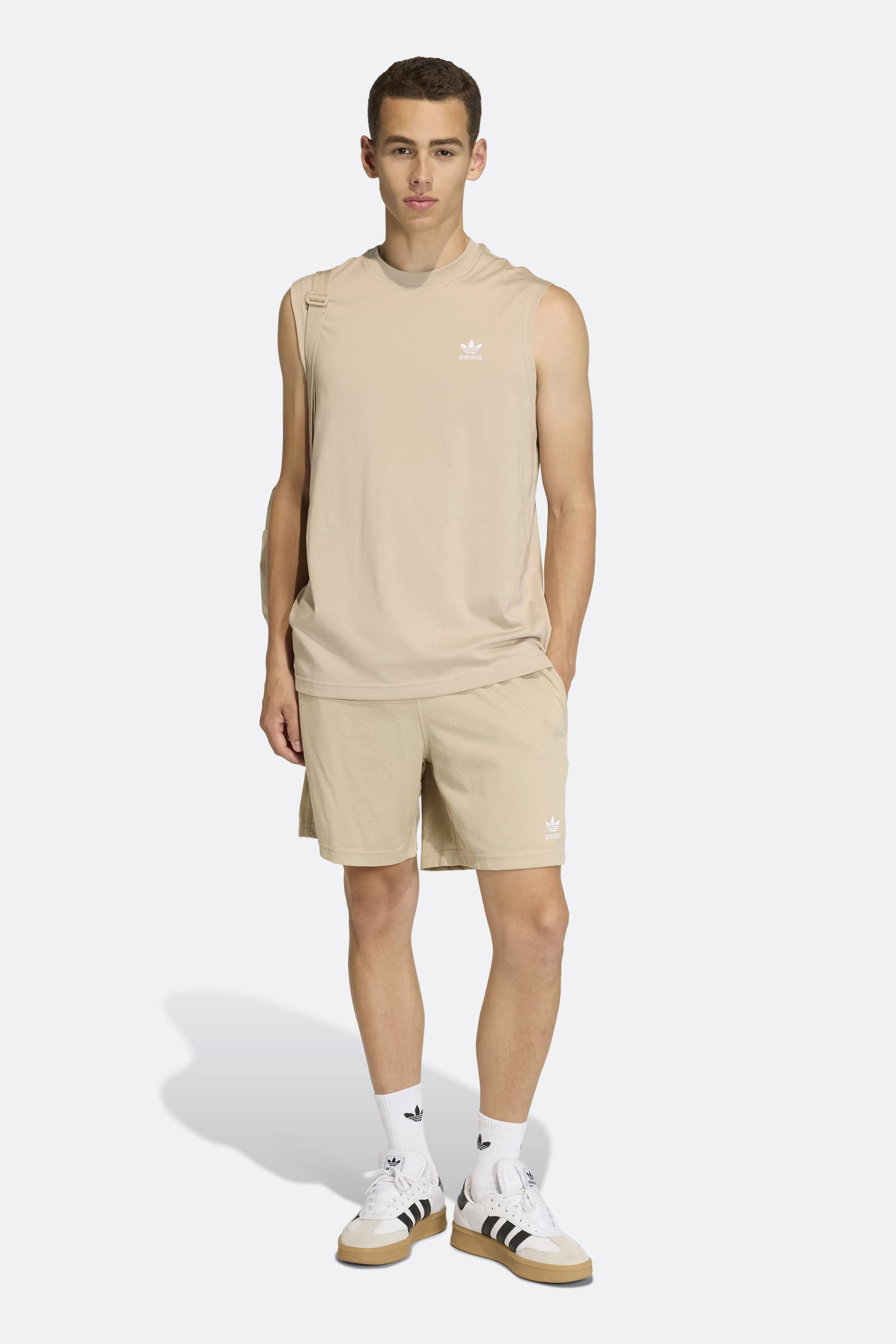 Mesh Shorts - Stone Khaki