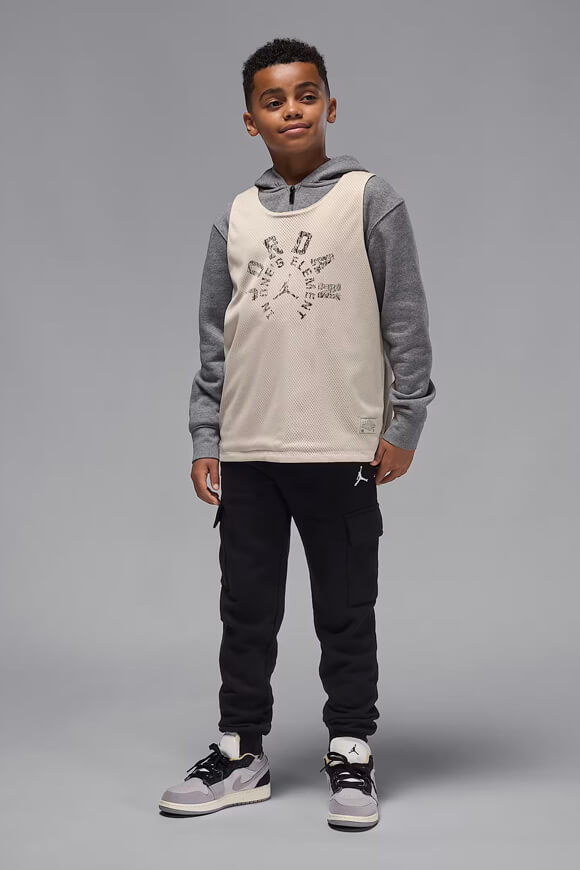 Brooklyn pantalon cargo en sweat - Black