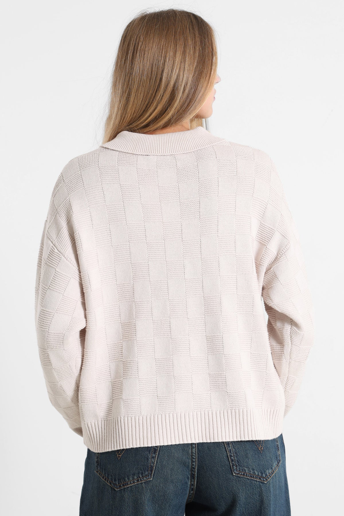 Maglione ampio in maglia fine