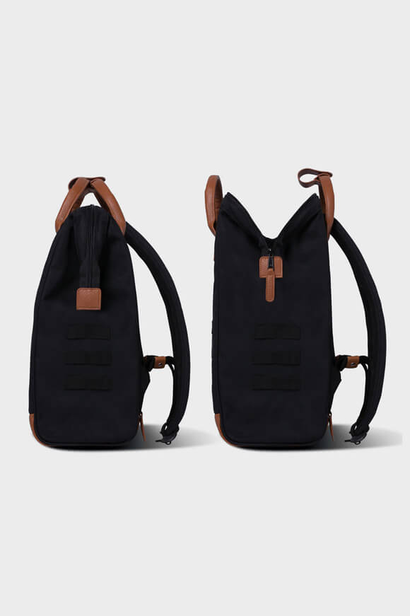 Rucksack 18L - Schwarz + Camel