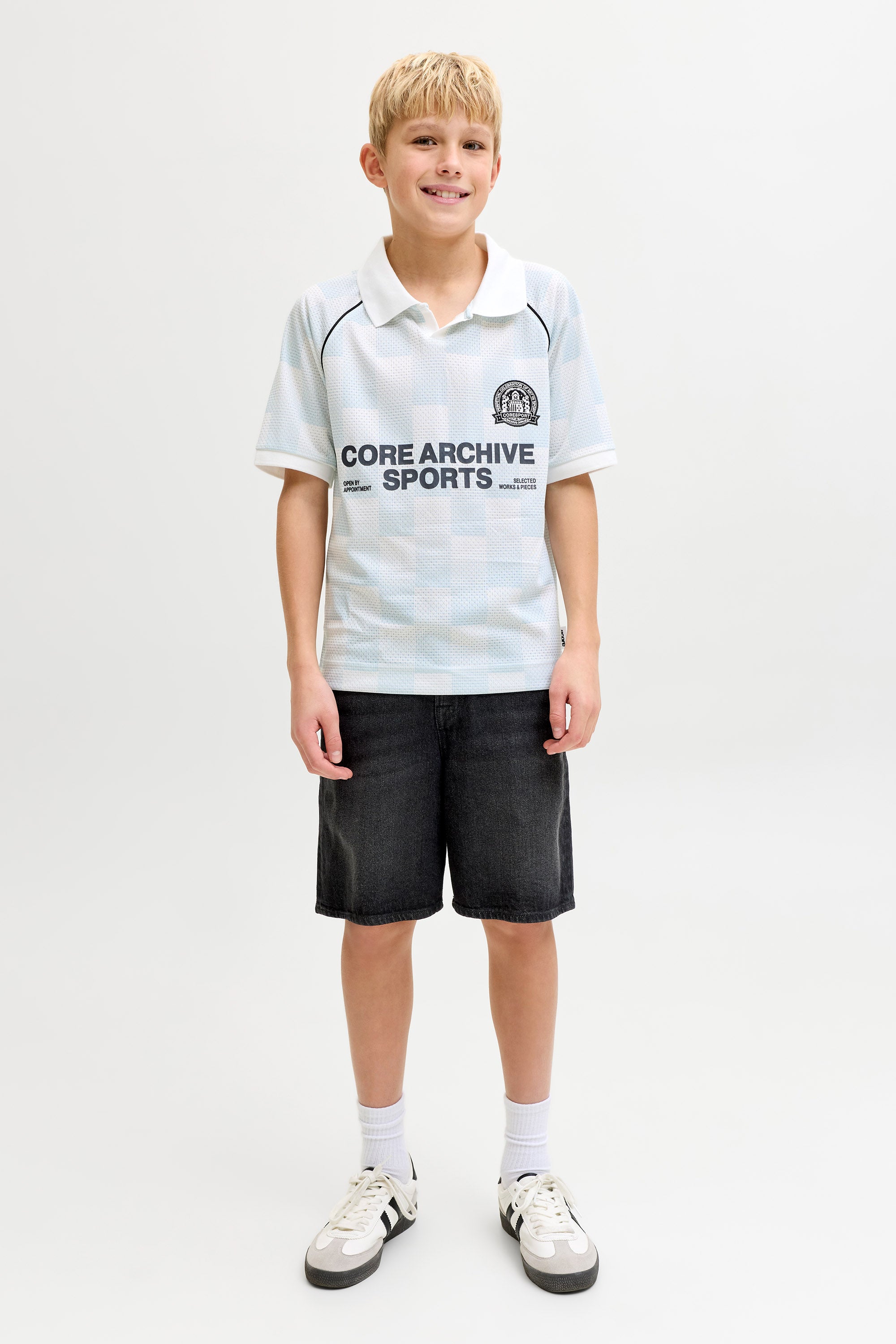 Jeans corti JJITONY, vestibilità loose fit - Black Denim